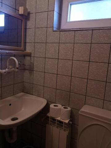 Фото номера Двухместный номер Делюкс с 1 кроватью (для 2 взрослых и 1 ребенка) Гостевой дом Andreevi Guest House г. Добриниште 5